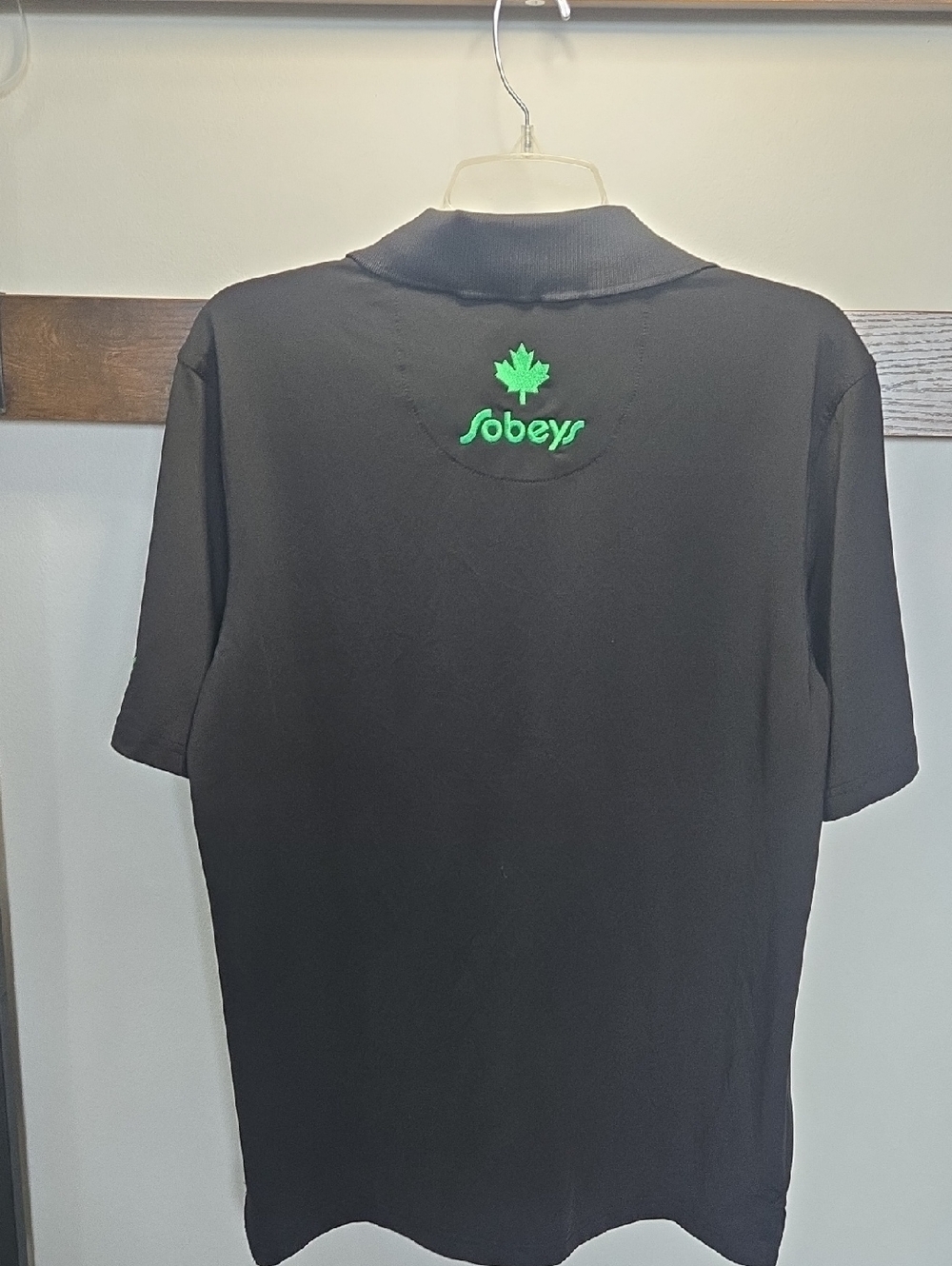Sobeys Work Shirt Men's Black Polo Shirt Logo